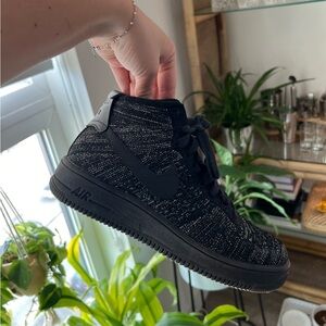 Wmns Air Force 1 Flyknit 'Black'